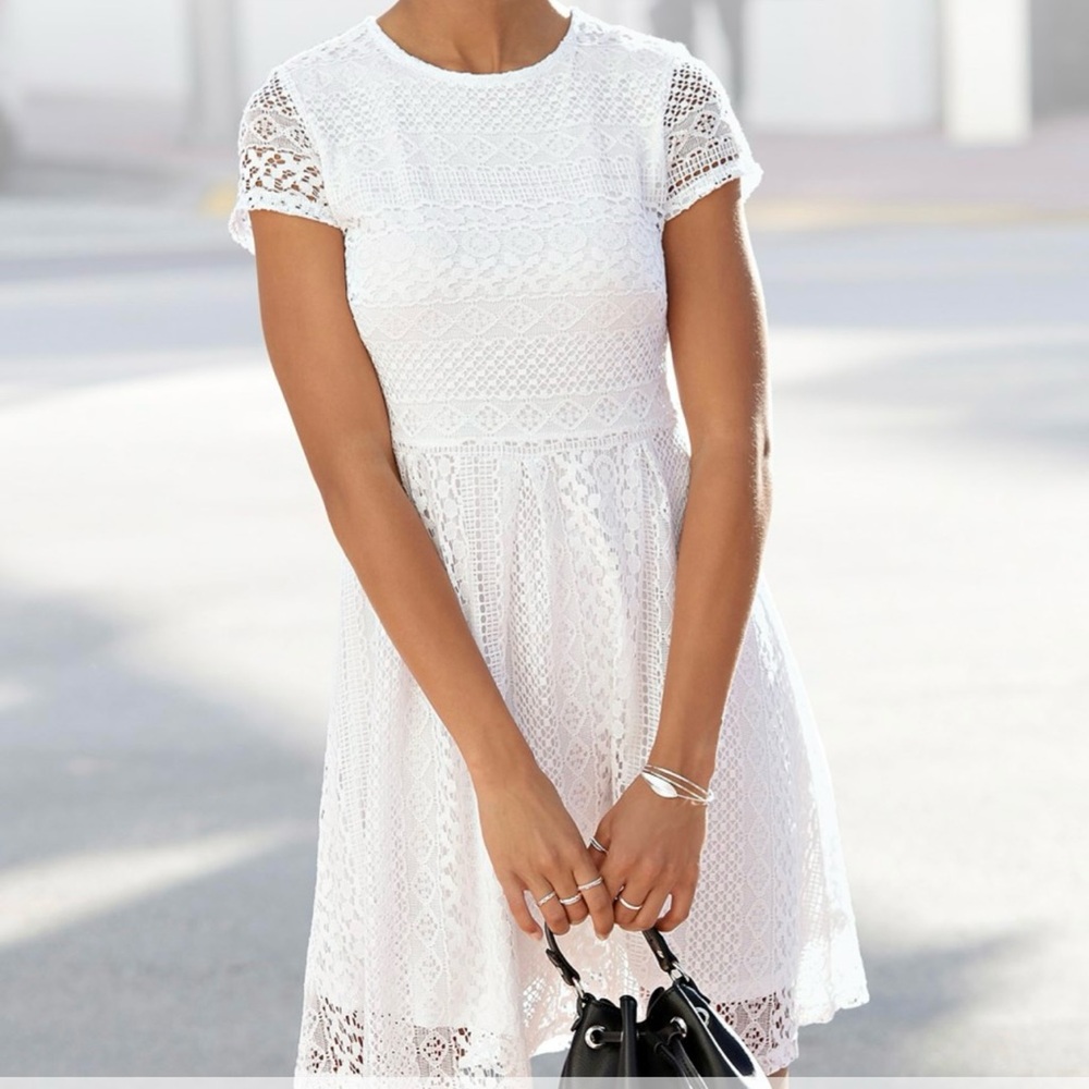 Lascana Layered Lace Dress